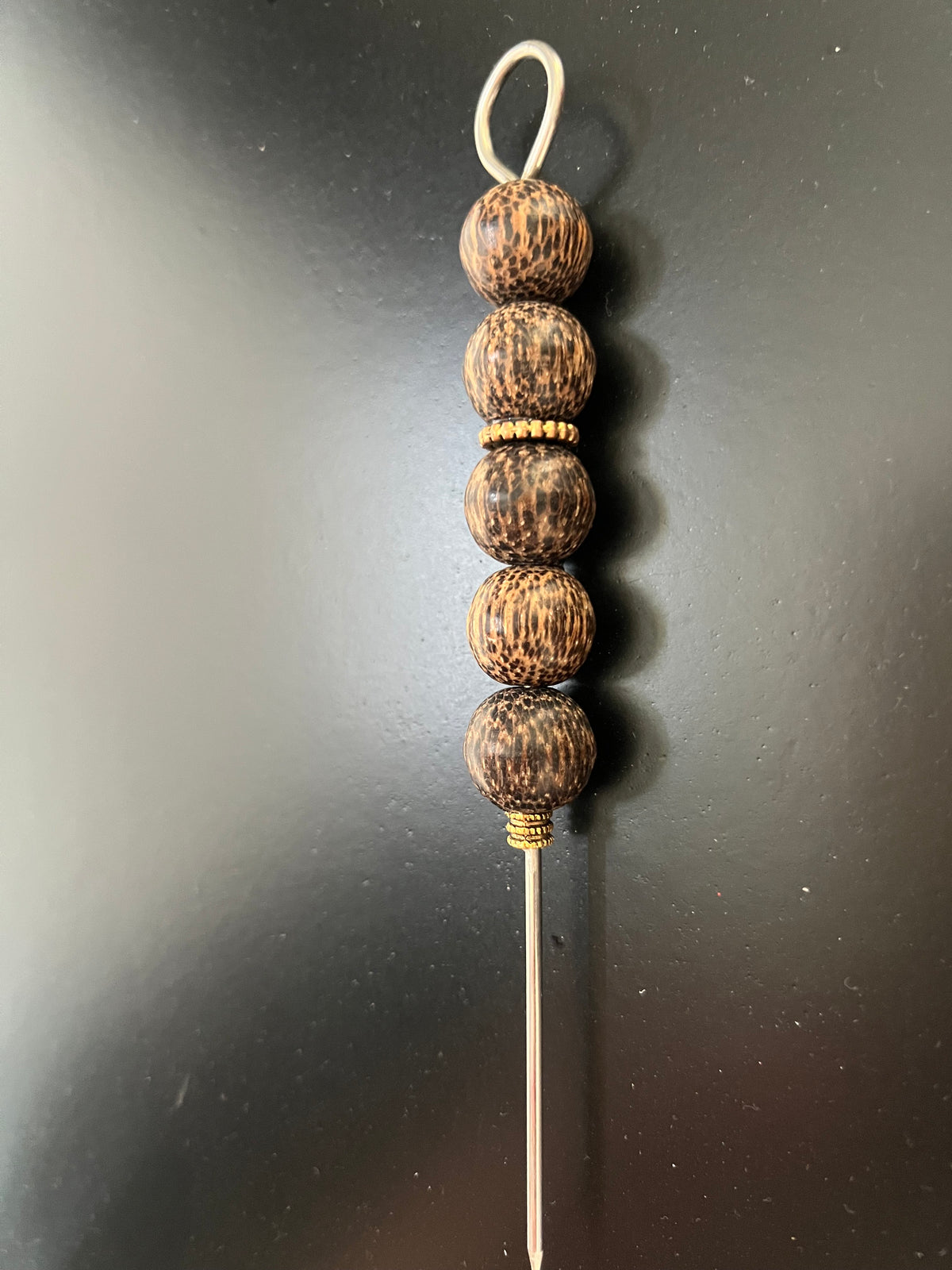 Brown Zebra Patterned Cigar Poker